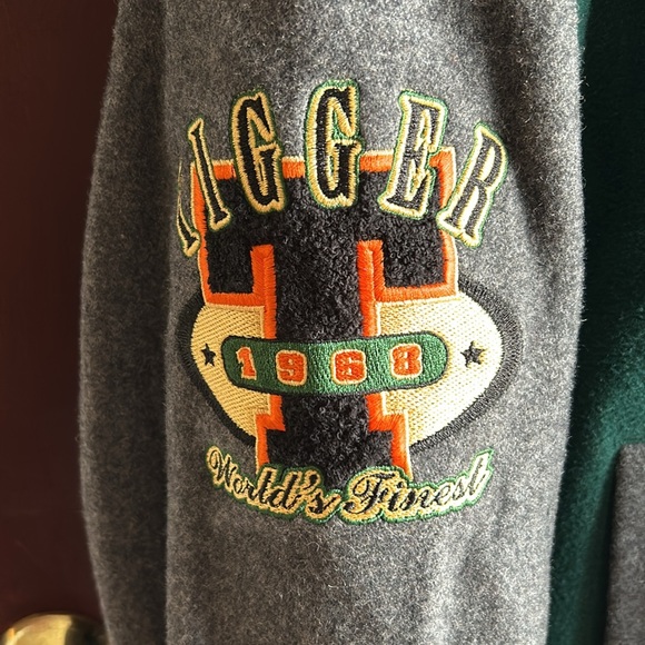 Vintage Large Disney Tigger Wool Detachable Hood Jacket Coat Disney - Picture 2 of 7